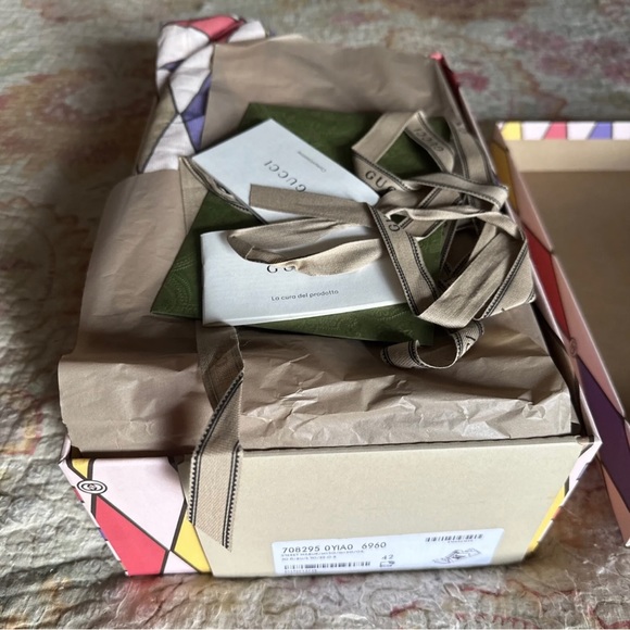 Gucci Lovelight Screener sneakers sz W11 M9.5 EU42 New in box pink leather - Picture 4 of 10